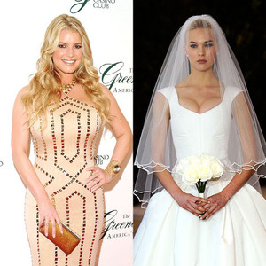 Celeb Wedding Dresses, Jessica Simpson Celeb Wedding Dresses, Jessica Simpson